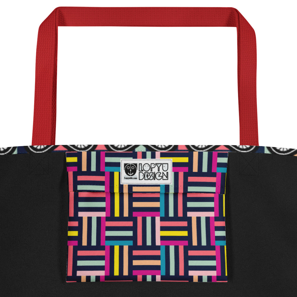 ビーチバッグ・ドライボウンズカラフルモダン【LG013- BB009】