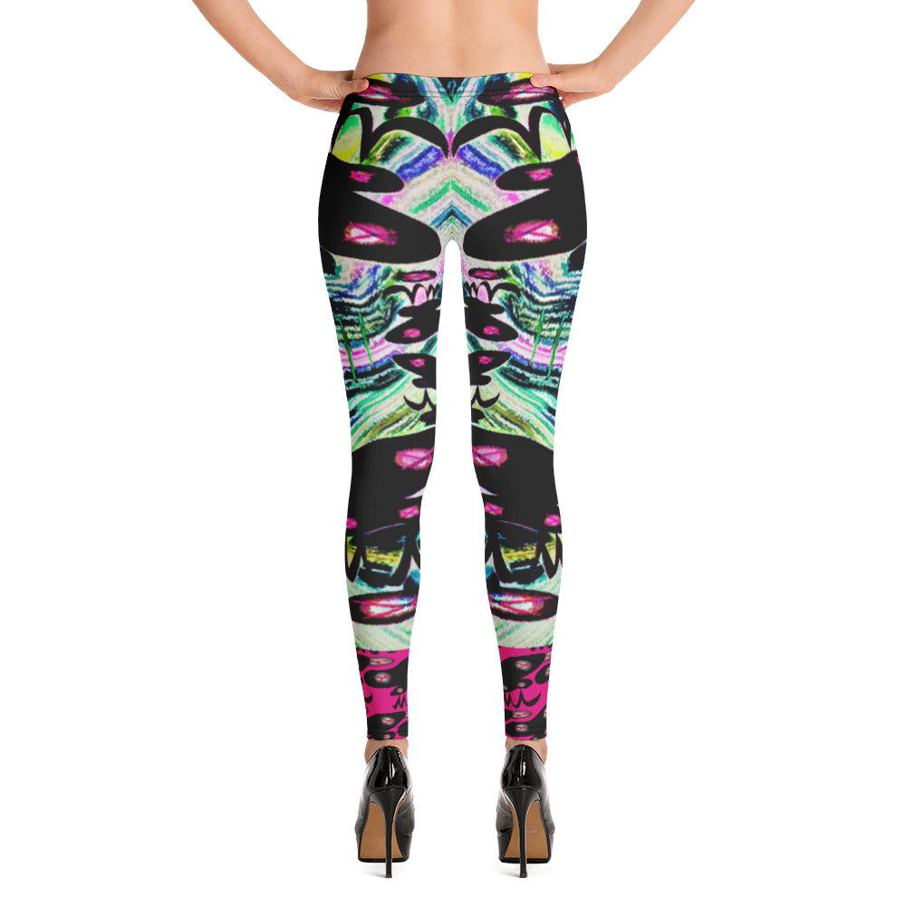 全面プリントレギンス・気流のダダ【CA011- LGL018】