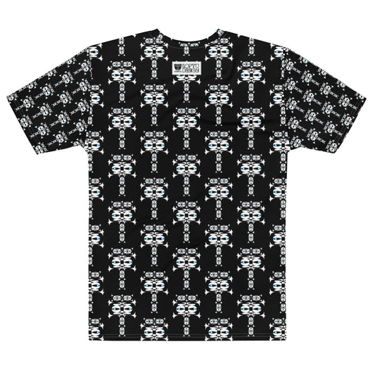 メンズTシャツ・イジドール模様黒【CA001- TCNM002】
