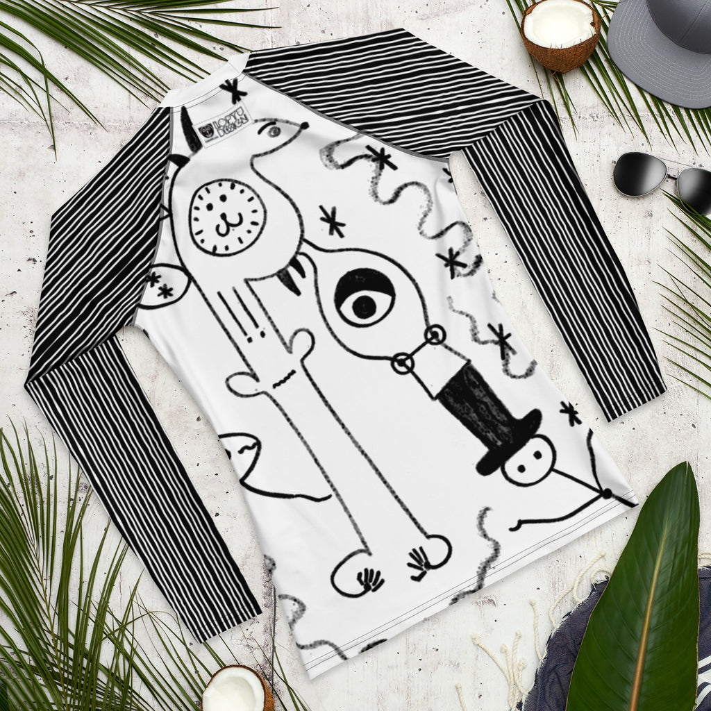 メンズラッシュガード・アフタヌーンオピウム【AO118M- RGM014】