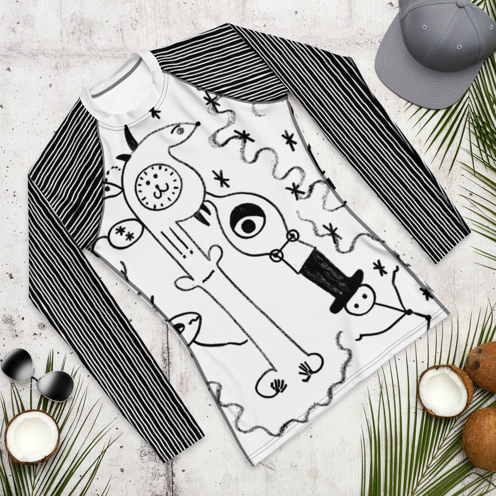 メンズラッシュガード・アフタヌーンオピウム【AO118M- RGM014】