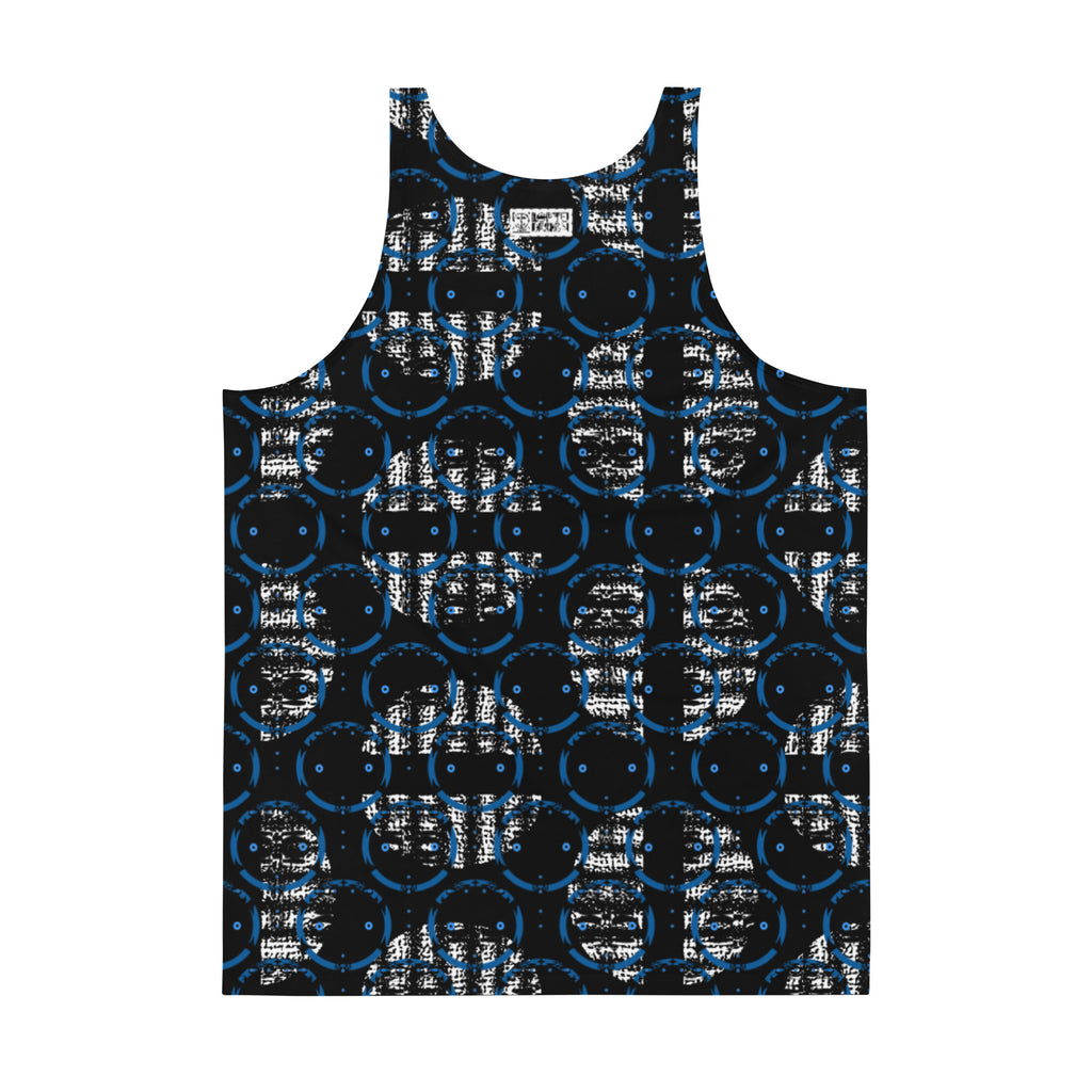 ユニセックスタンクトップ・青輪イジドールノワールモダン【CA001- UTT003】