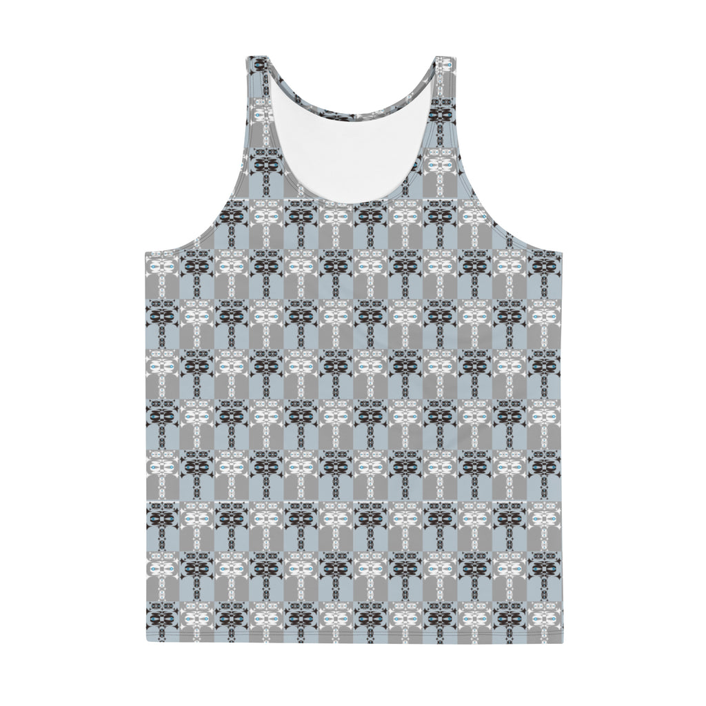 ユニセックスタンクトップ・イジドール格子【CA001- UTT001】