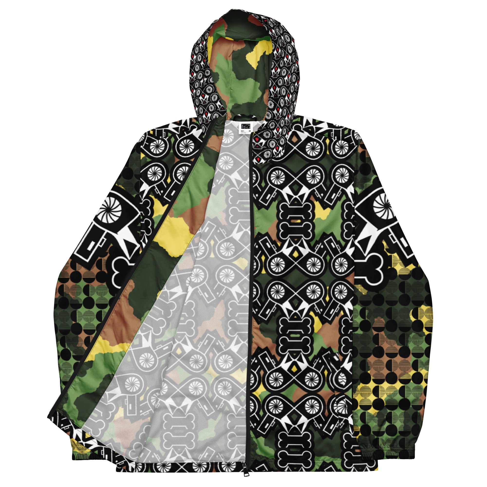 メンズ ウインドブレーカー・ドライボウンズ迷彩モダン【LG013-MWB010】