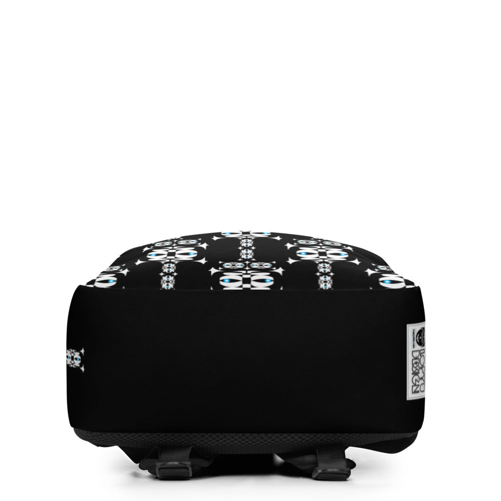 シンプルバックパック・イジドール模様黒地【CA001- SBP002】