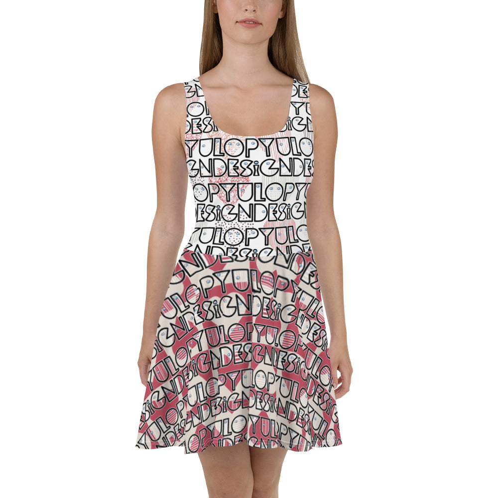 スケーターワンピース・LOPYUDESIGNロゴモダン【LD002-SOP023】