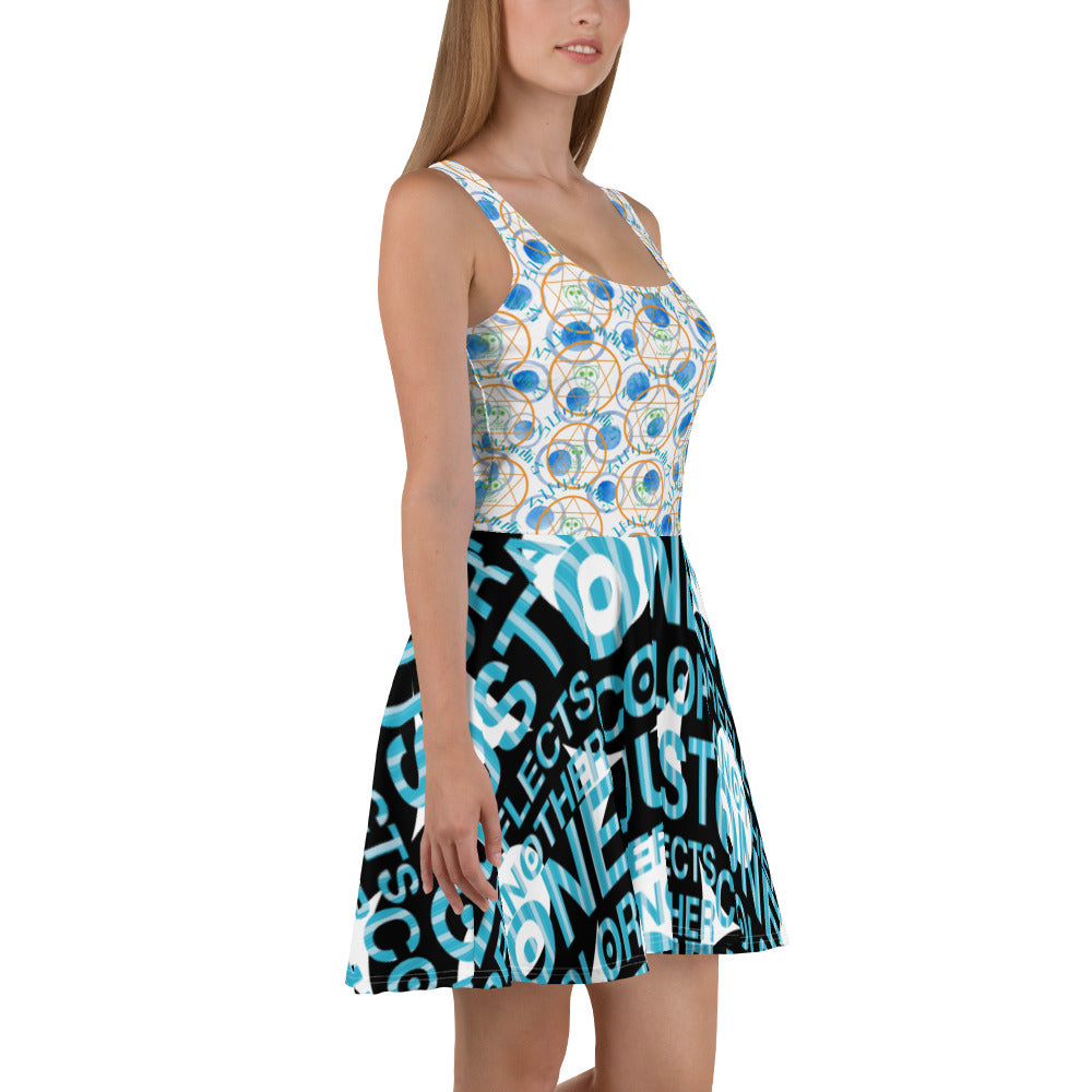 スケーターワンピース・ろぴりちゅあるタイポモダン【TP002-SOP021】