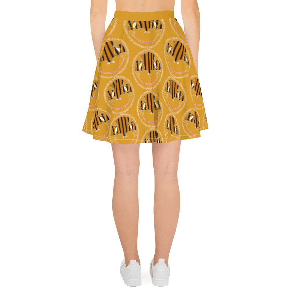 スケータースカート・アンガトくんパターン黄色【CA032- SSK009】