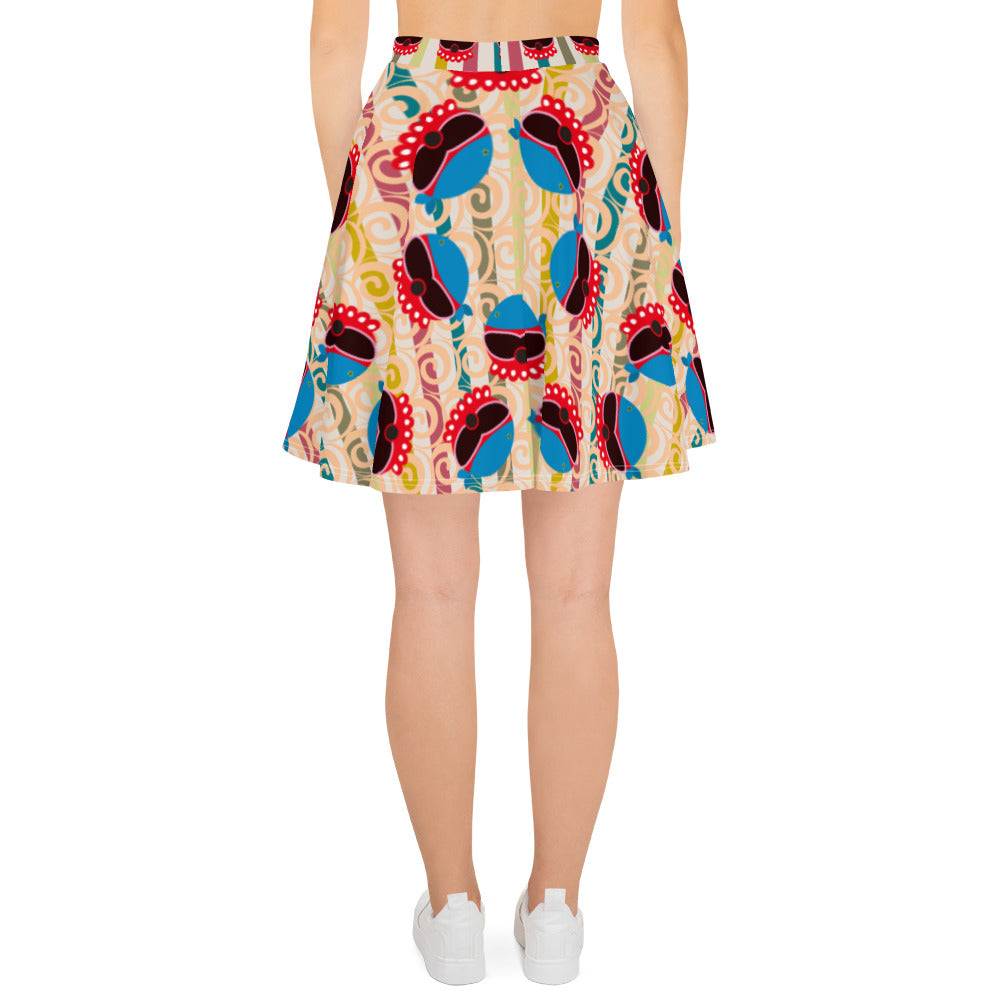 スケータースカート・アフロキューバン（５タコーズ）モダン【CA051- SSK011】