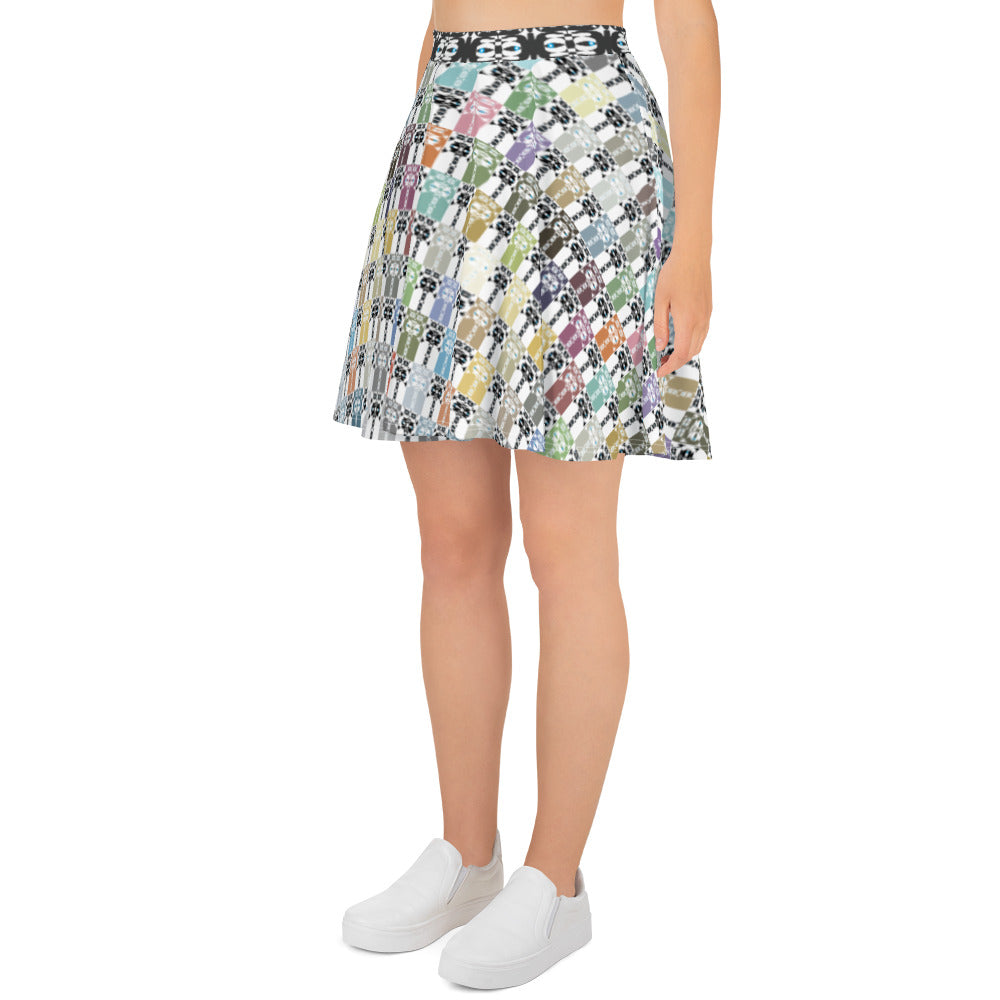 スケータースカート・イジドール格子ソフト【CA001- SSK016】