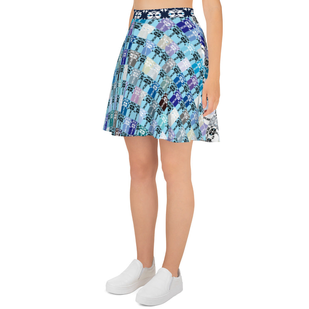 スケータースカート・イジドール格子クール【CA001- SSK015】