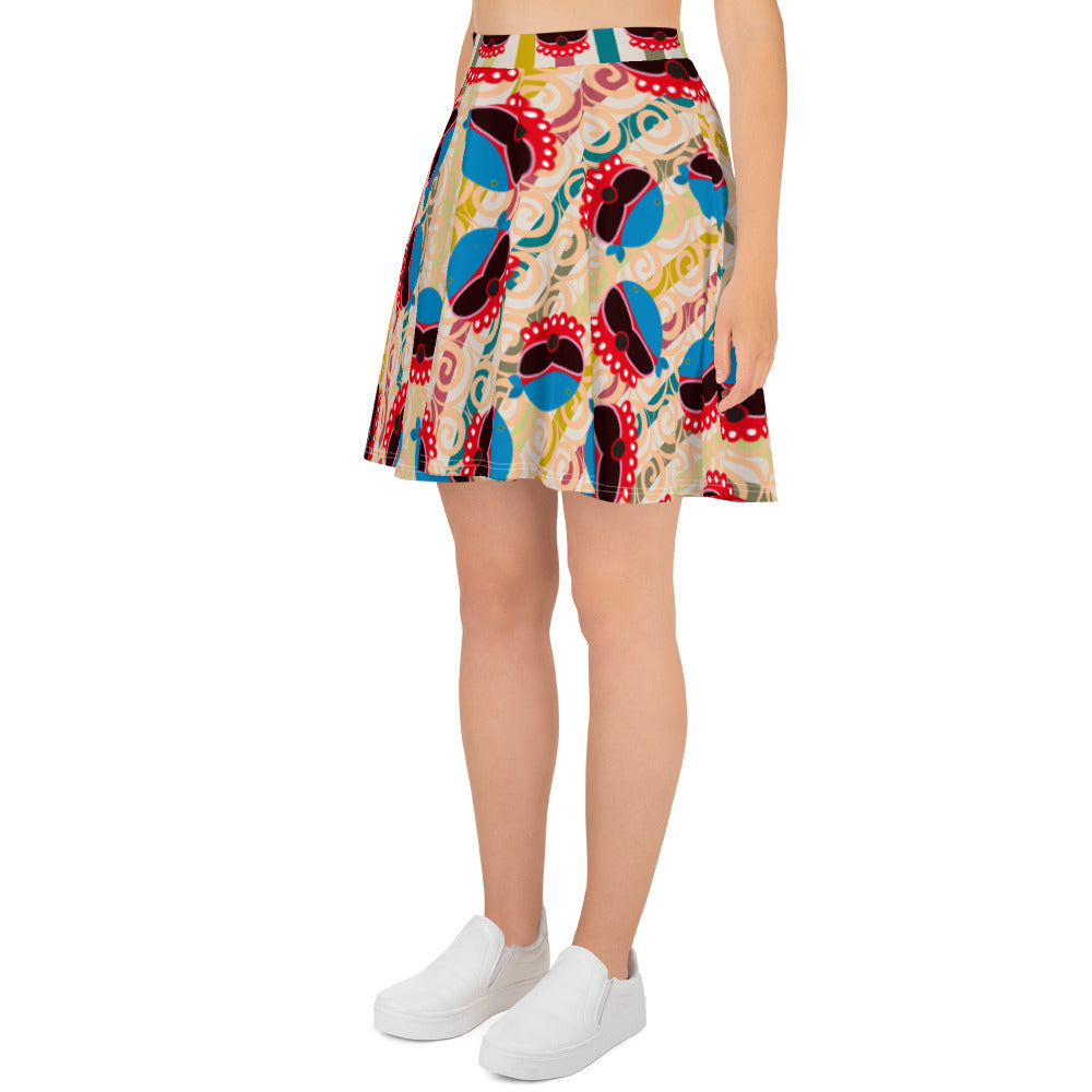 スケータースカート・アフロキューバン（５タコーズ）モダン【CA051- SSK011】