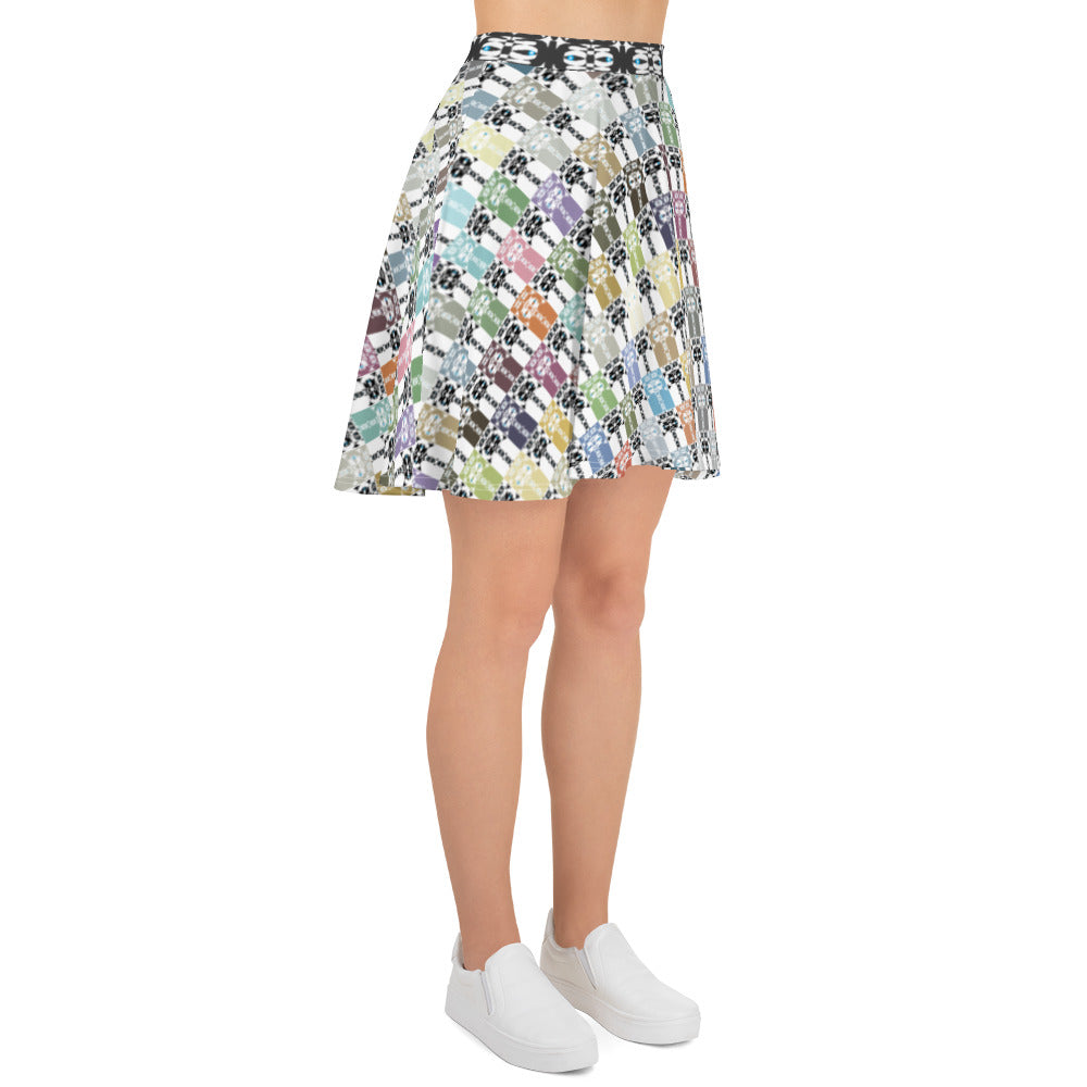 スケータースカート・イジドール格子ソフト【CA001- SSK016】