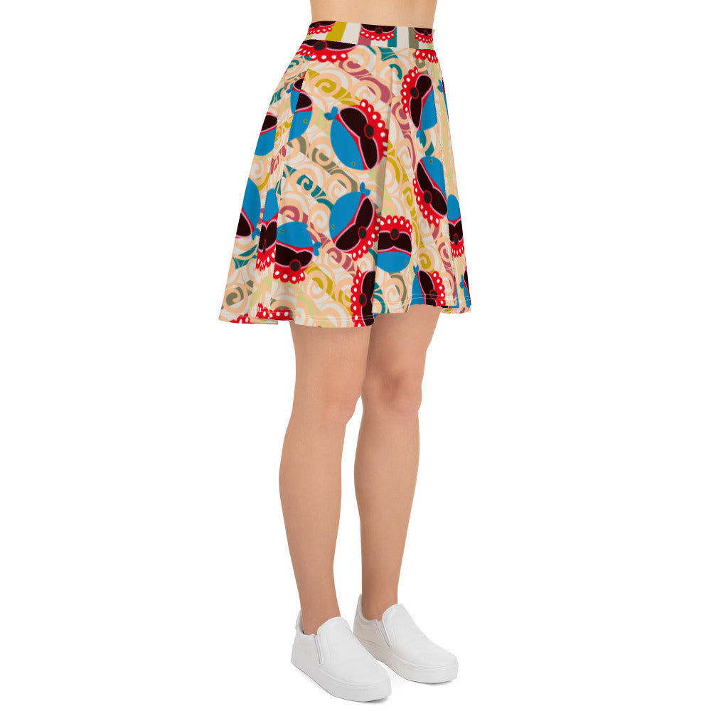 スケータースカート・アフロキューバン（５タコーズ）モダン【CA051- SSK011】