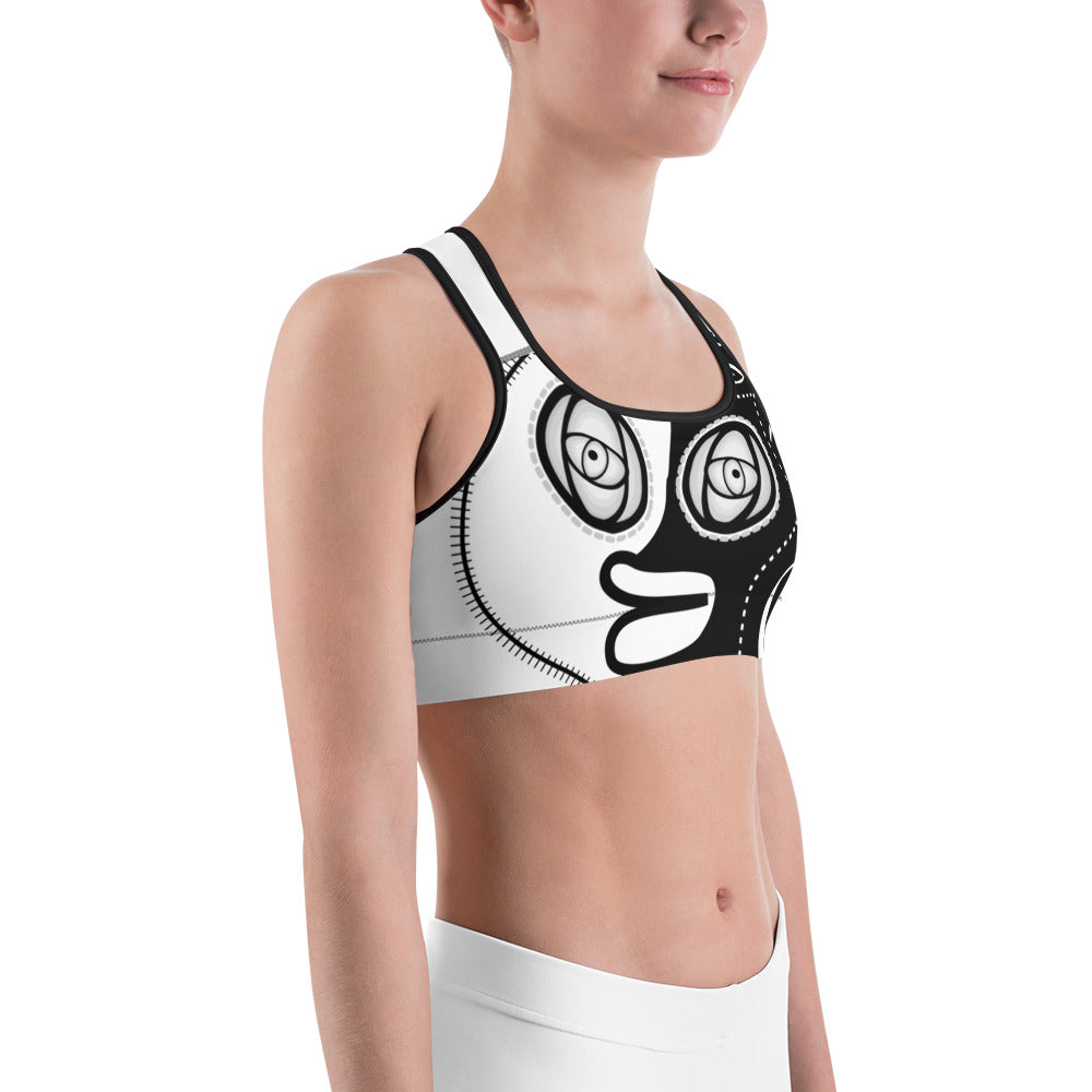 スポーツブラ・モノクロラメ子【CA002- SBR008】