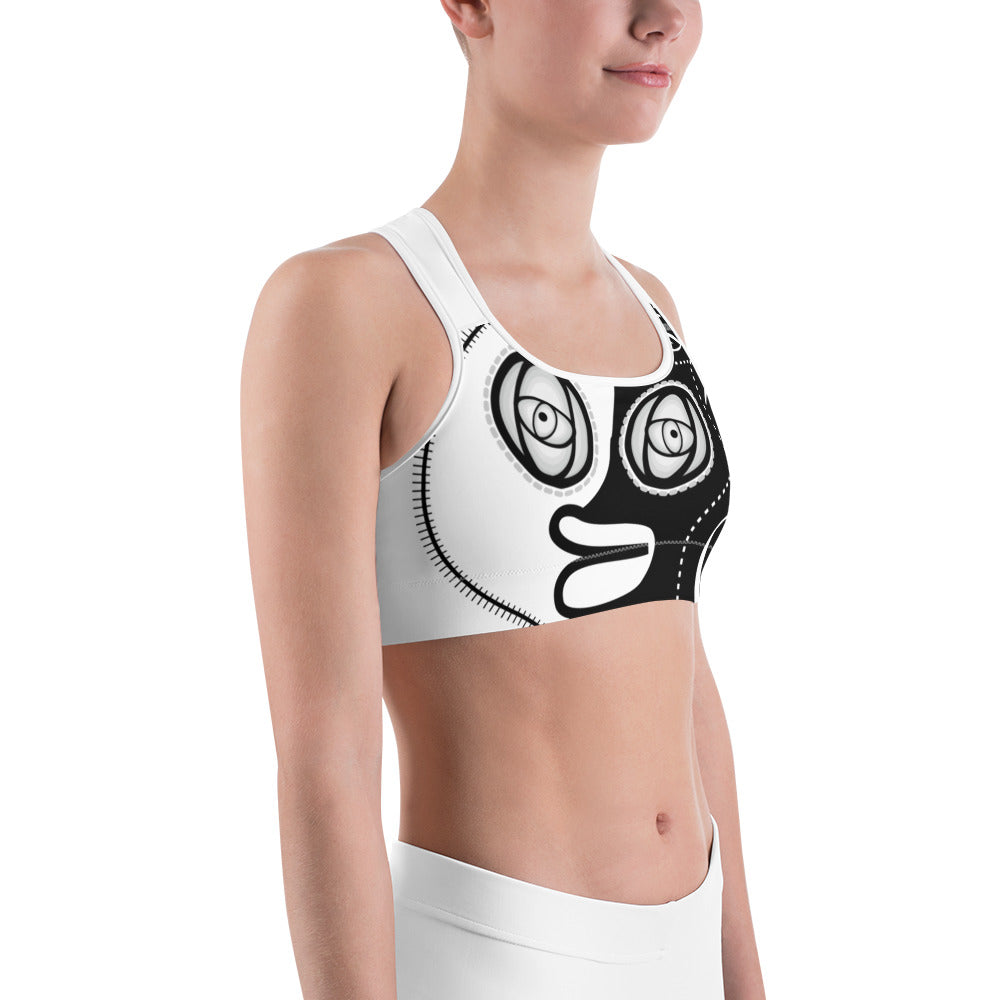 スポーツブラ・モノクロラメ子【CA002- SBR008】