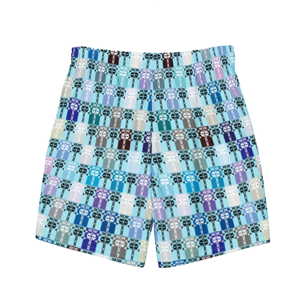 メンズ水着・イジドール格子柄クール【CA001-MSP002】