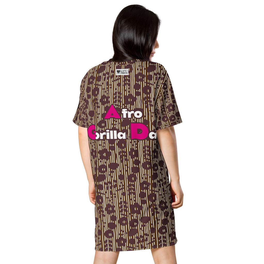 Tシャツワンピース・アフロゴリラダダ【CA076- TOP019】