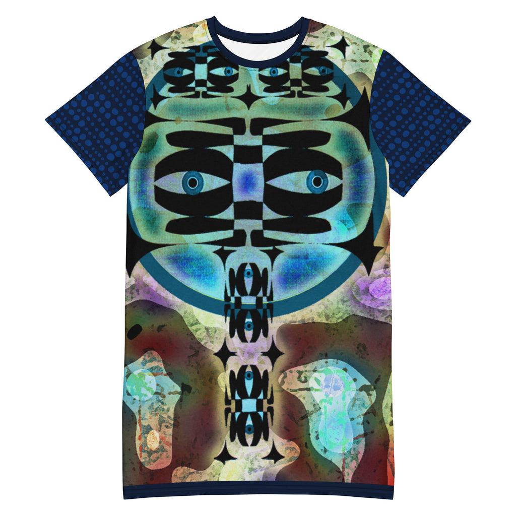 Tシャツワンピース・マーブルイジドール【CA001- TOP004】