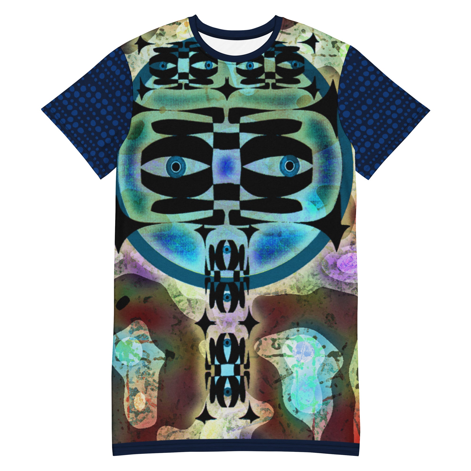 Tシャツワンピース・マーブルイジドール【CA001- TOP004】