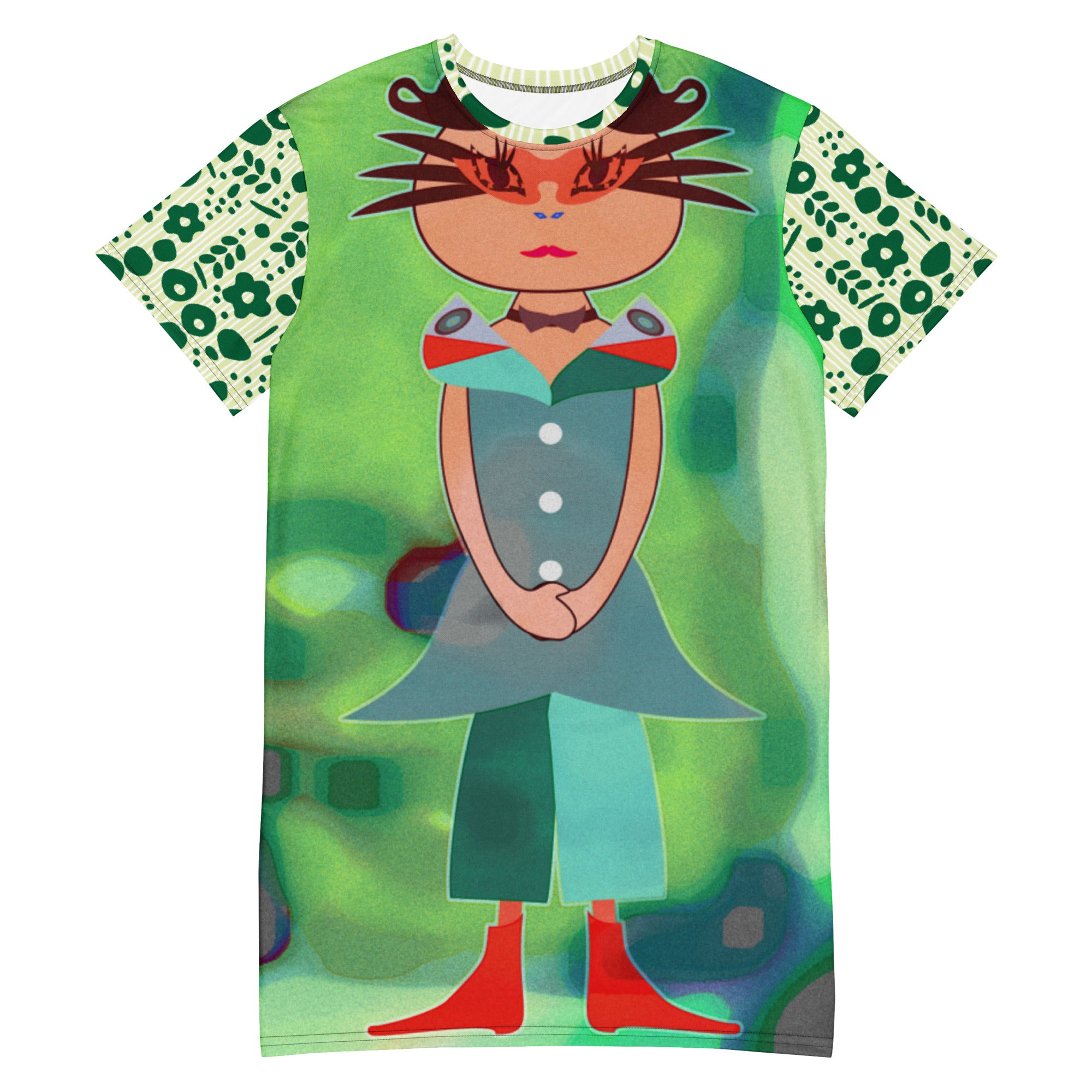 Tシャツワンピース・タマビコ【CA074- TOP020】