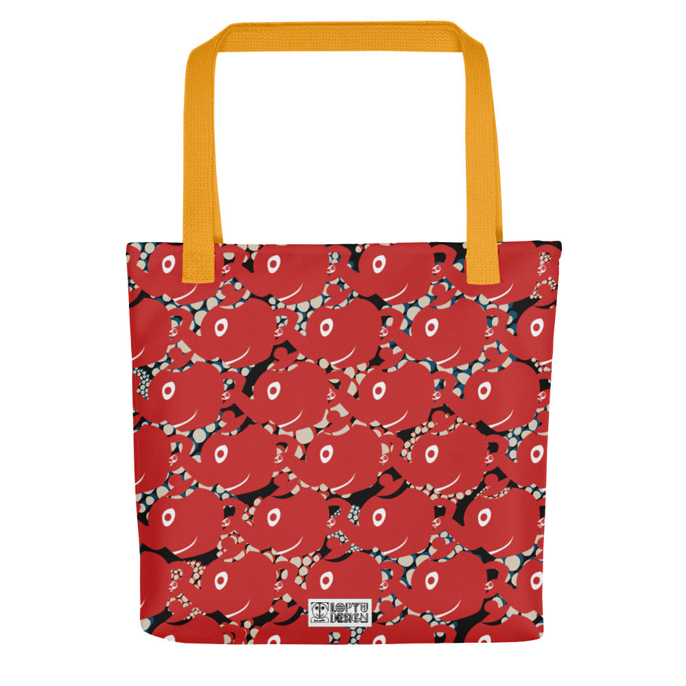 トートバック・赤ティーブレーカーモダン【LC001- TB030】