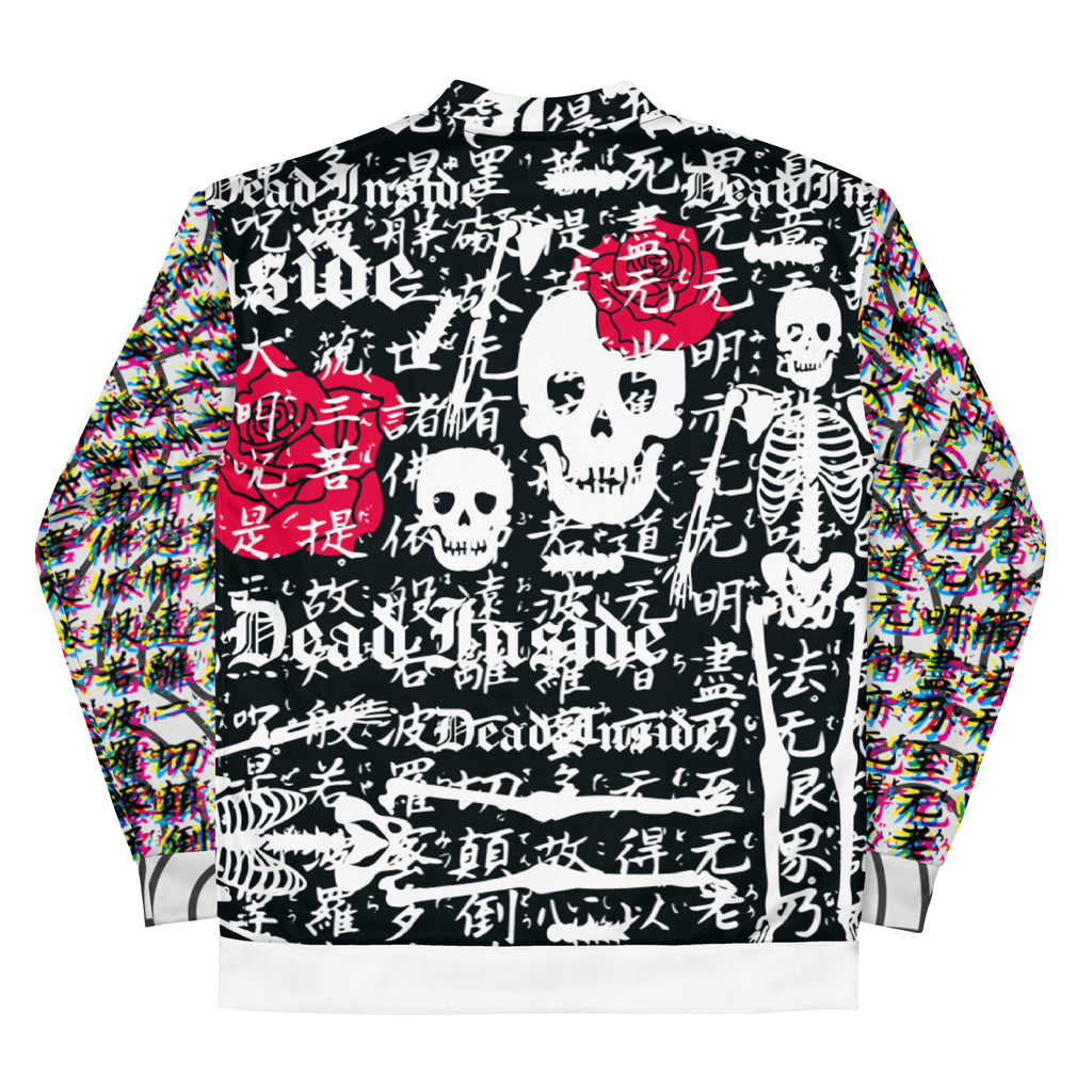 全面プリントユニセックスボンバージャケット