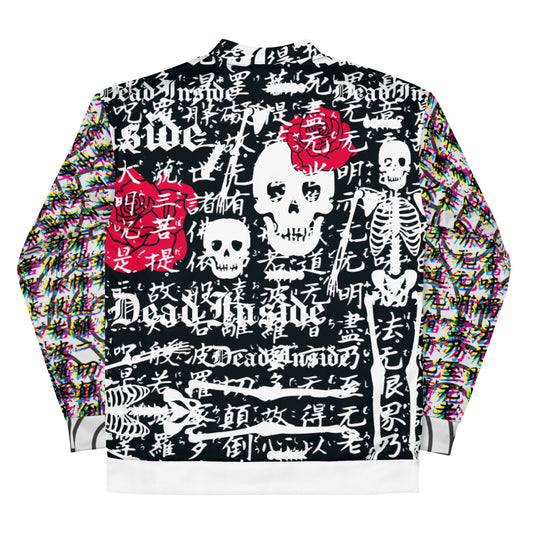 全面プリントユニセックスボンバージャケット