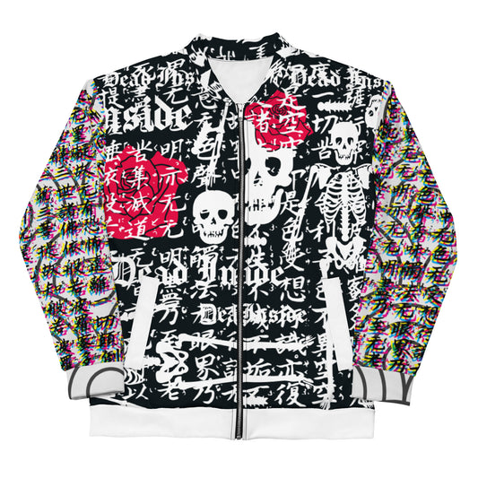 全面プリントユニセックスボンバージャケット