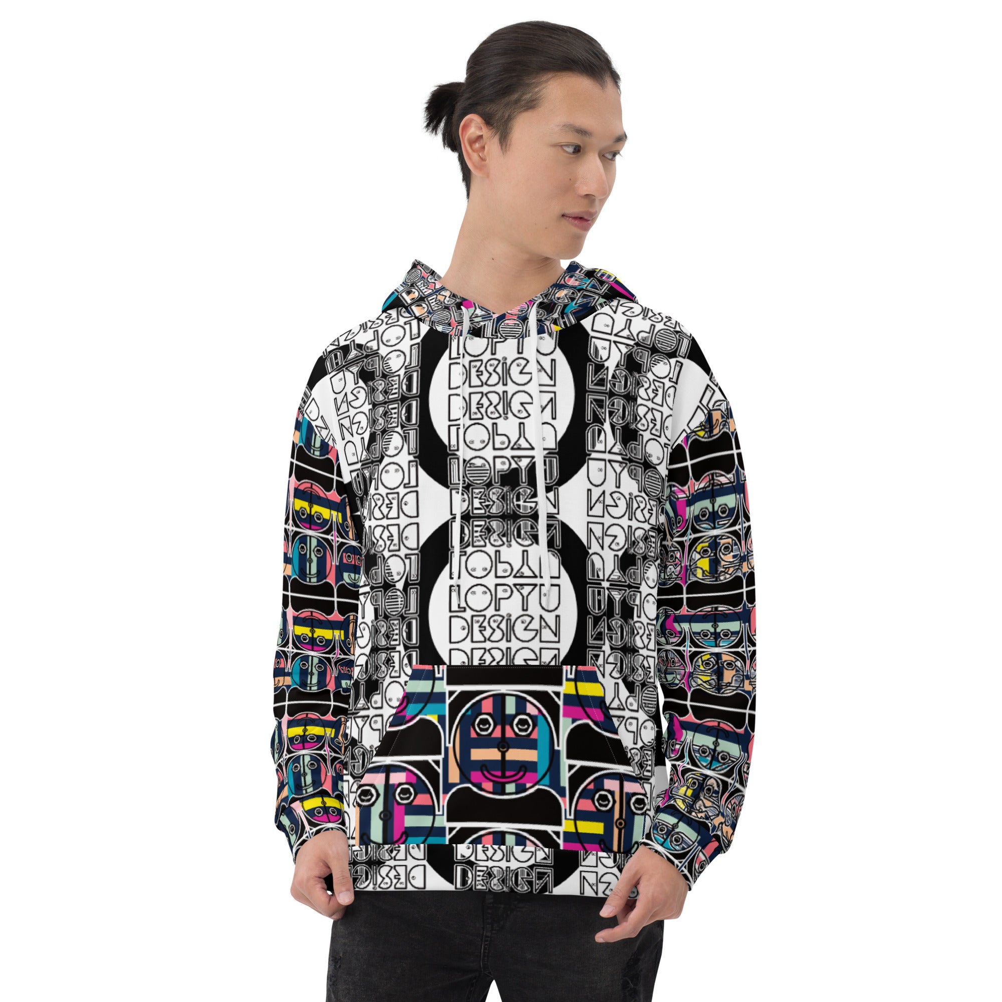 ユニセックスパーカー・LOPYUDESIGNロゴモダン【LD002- PKU021】