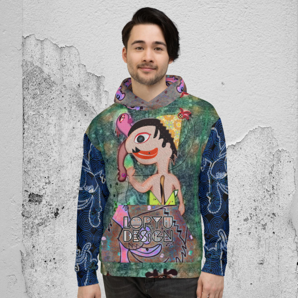 ユニセックスパーカー・アフタヌーンオピウムはなたらしRIMIXAO001【AO001-PKU031】