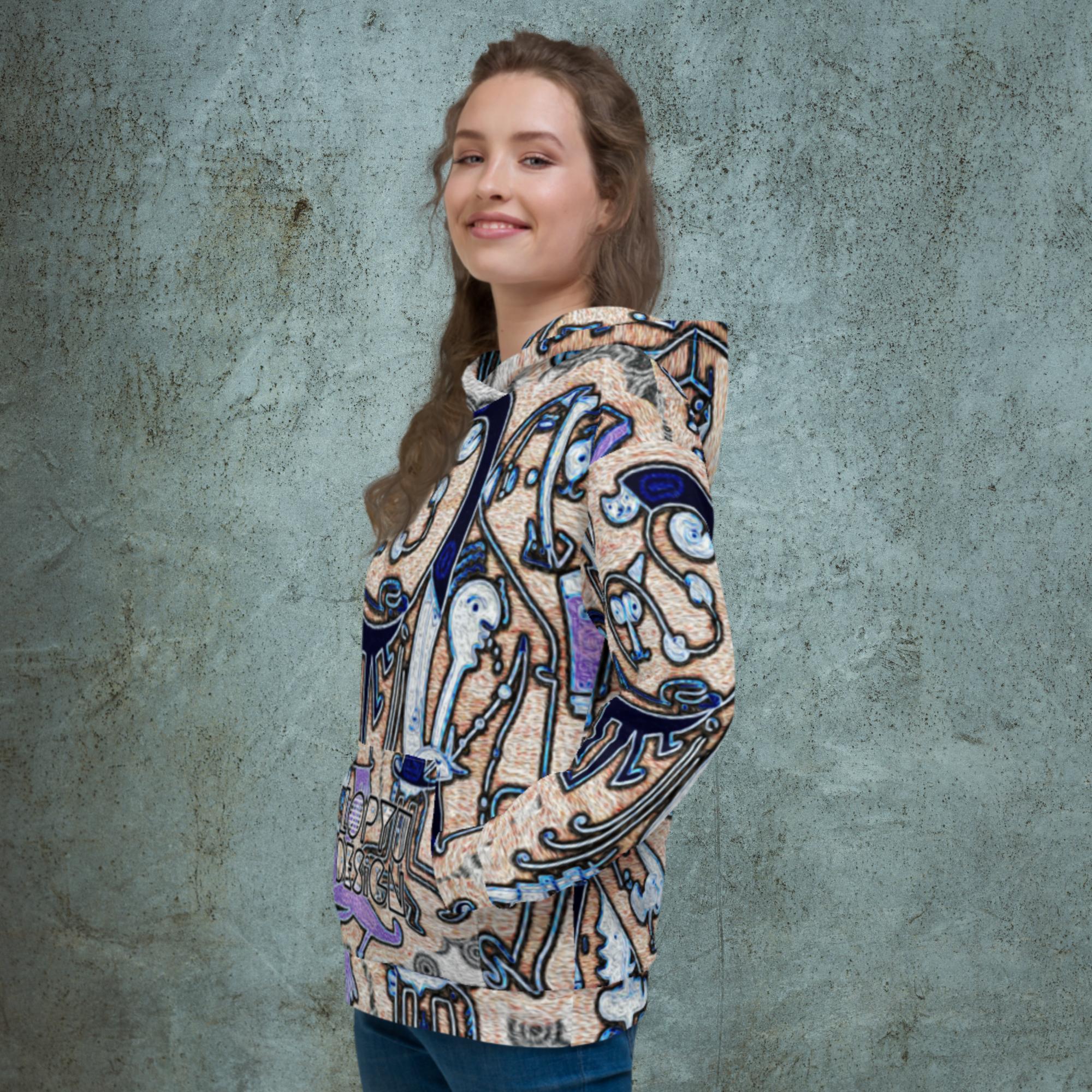 ユニセックスパーカー・アフタヌーンオピウムRIMIXシリーズBNO27【AO002-PKU032】