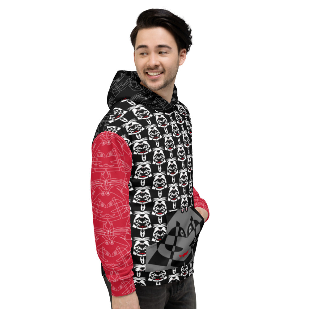 ユニセックスパーカー・ぼくちゃん模様【CA003- PKU012】