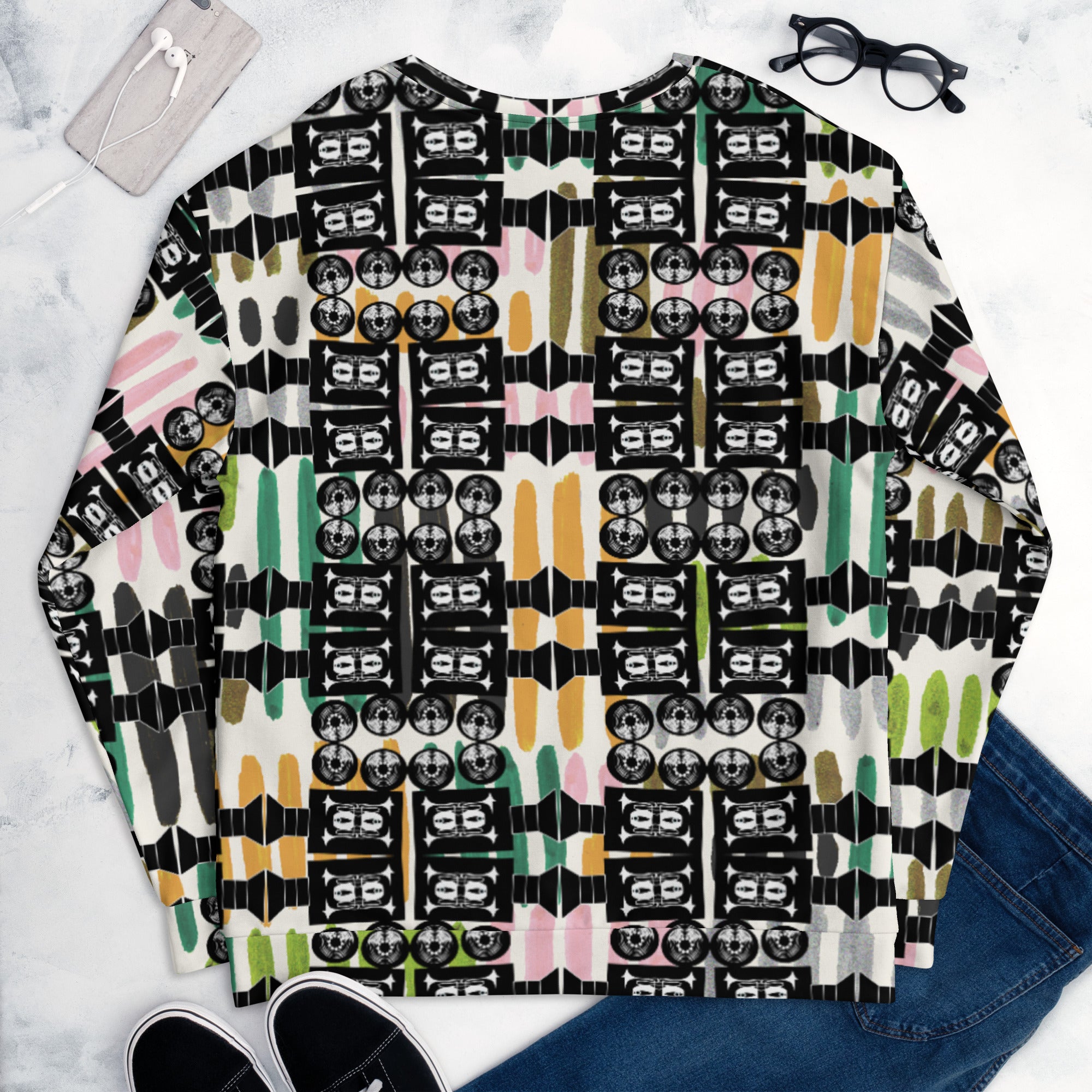 ユニセックススウェット・きゃらあくたあロゴモダン【PD003- SWU014】