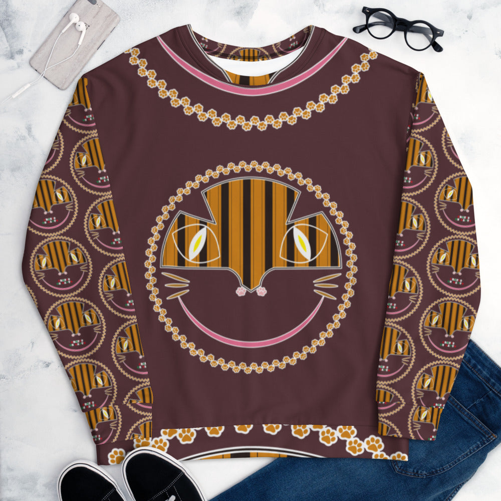 ユニセックススウェット・アンガトくん燕脂【CA032- SWU012】