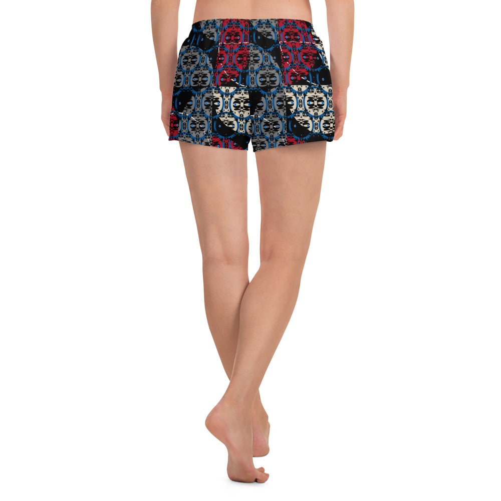 レディース スポーツショートパンツ・青輪イジドールモダン【CA001- LSP001】