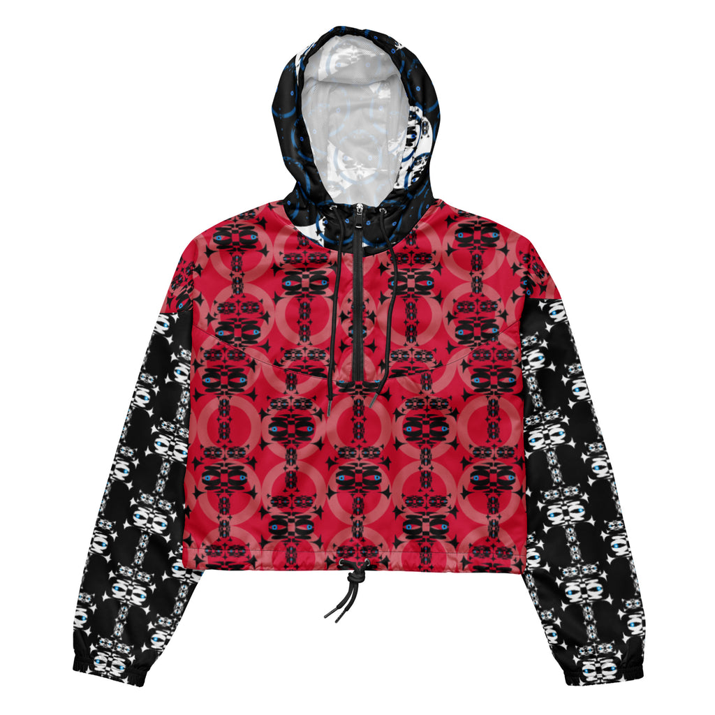 レディース クロップウインドブレーカー・イジドールMIXモダン【CA001- LCWB002】