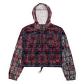 レディース クロップウインドブレーカー・イジドール&ロゴタータンチェック【CA001- LCWB004】