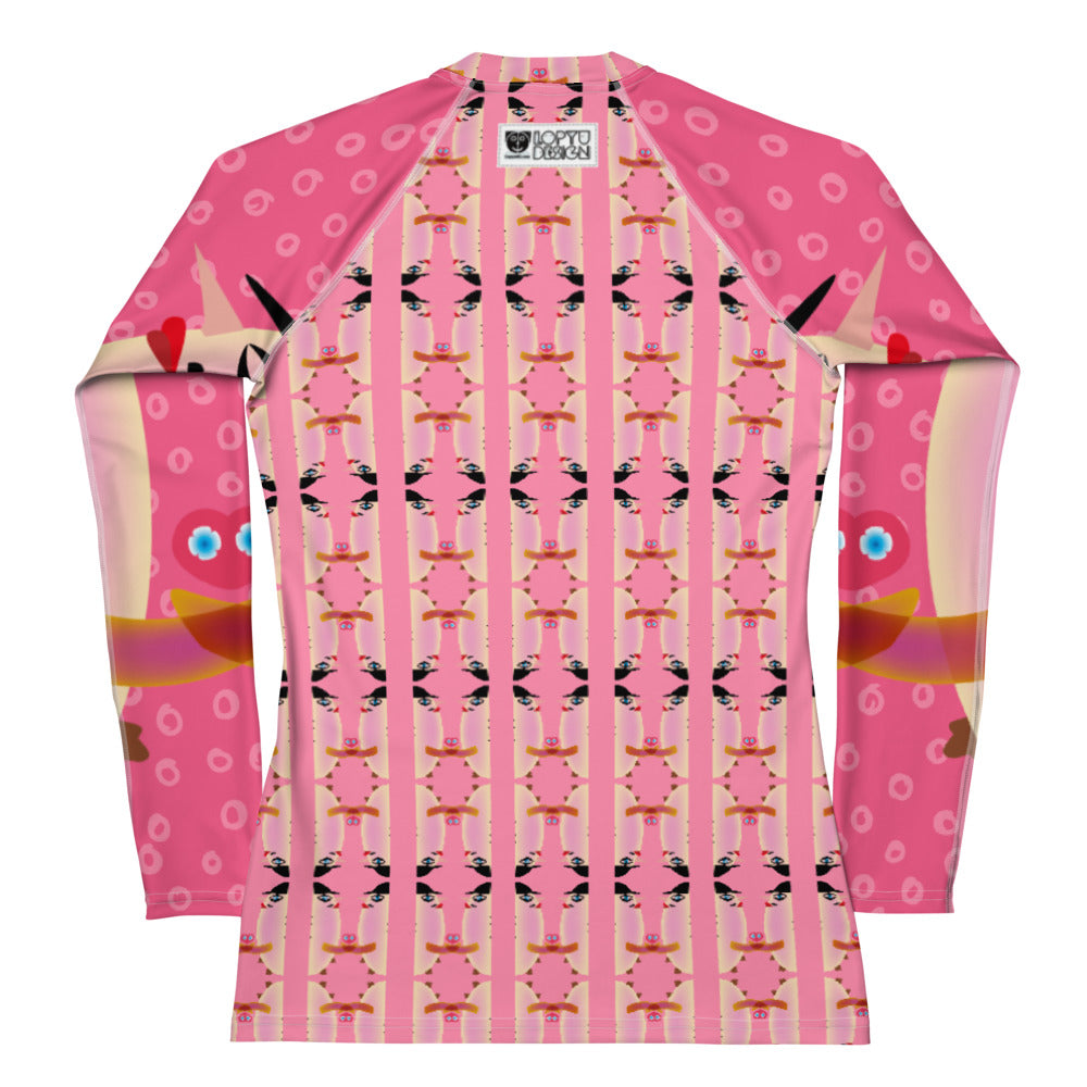 レディースラッシュガード・タマゴッツペグモ【CA026- RGL012】