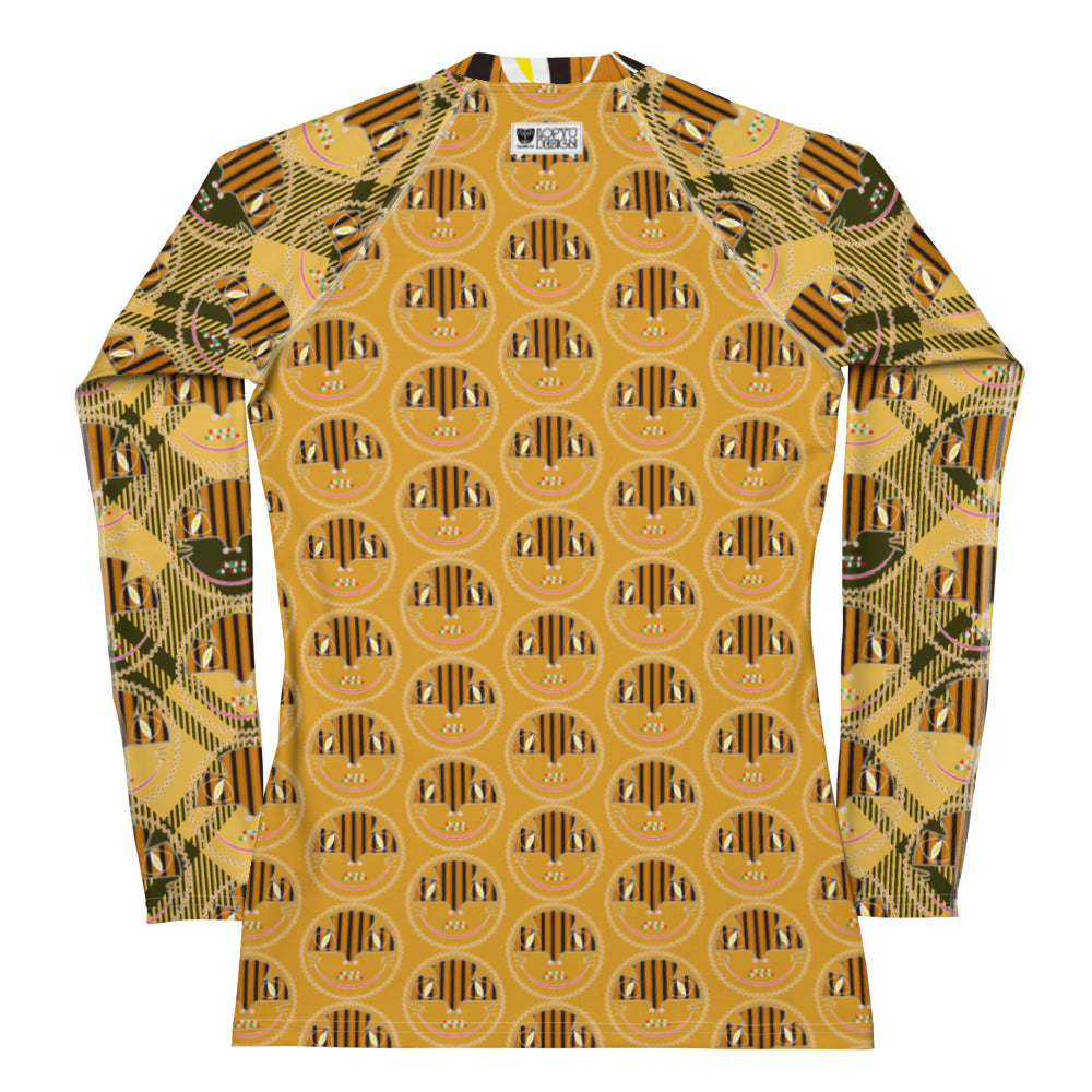 レディースラッシュガード・アンガトくん黄【CA033- RGL007】