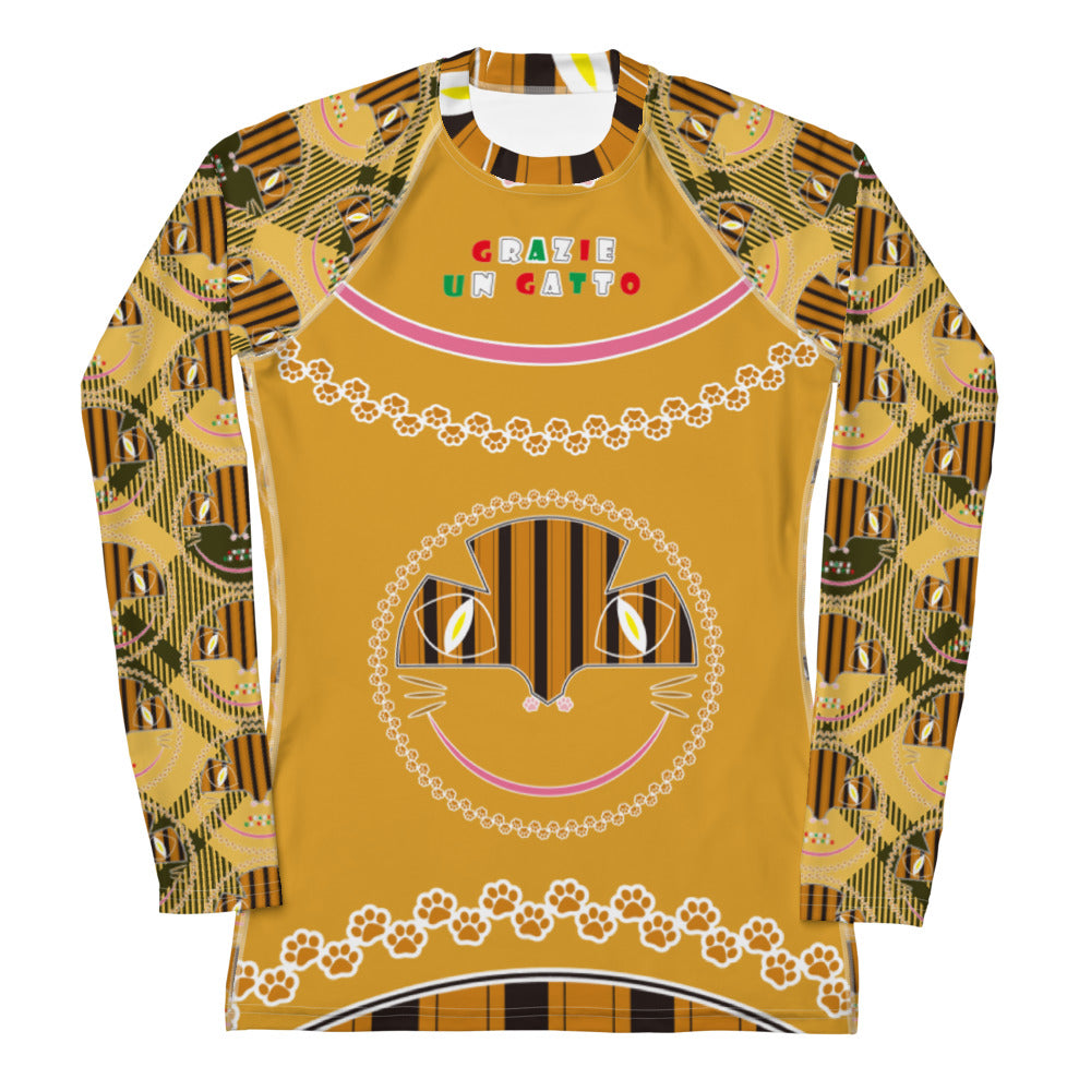 レディースラッシュガード・アンガトくん黄【CA033- RGL007】