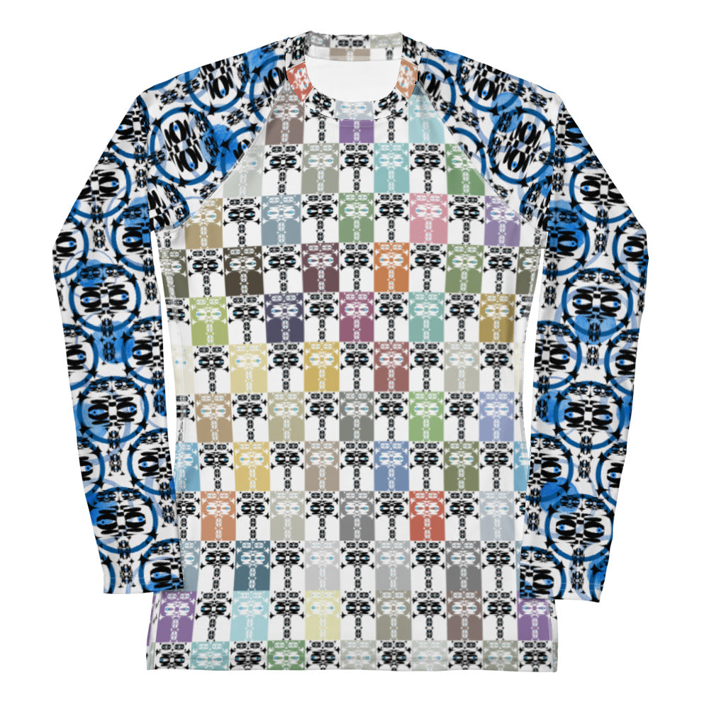 レディースラッシュガード・イジドールMIXモダン【CA001- RGL018】