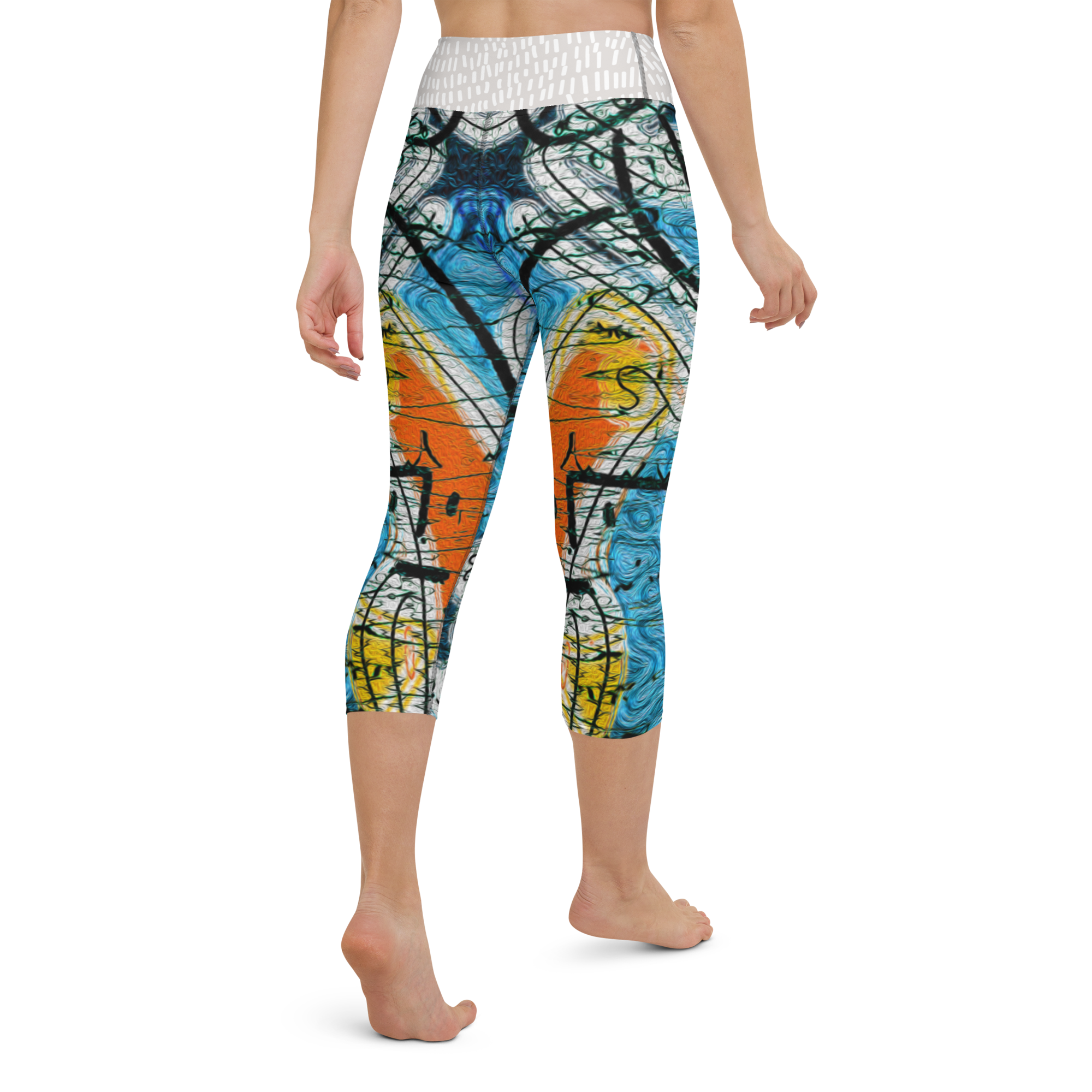 ヨガカプリレギンス・アフタヌーンオピウムRIMIXシリーズAO35【AO035- YCLGL023】