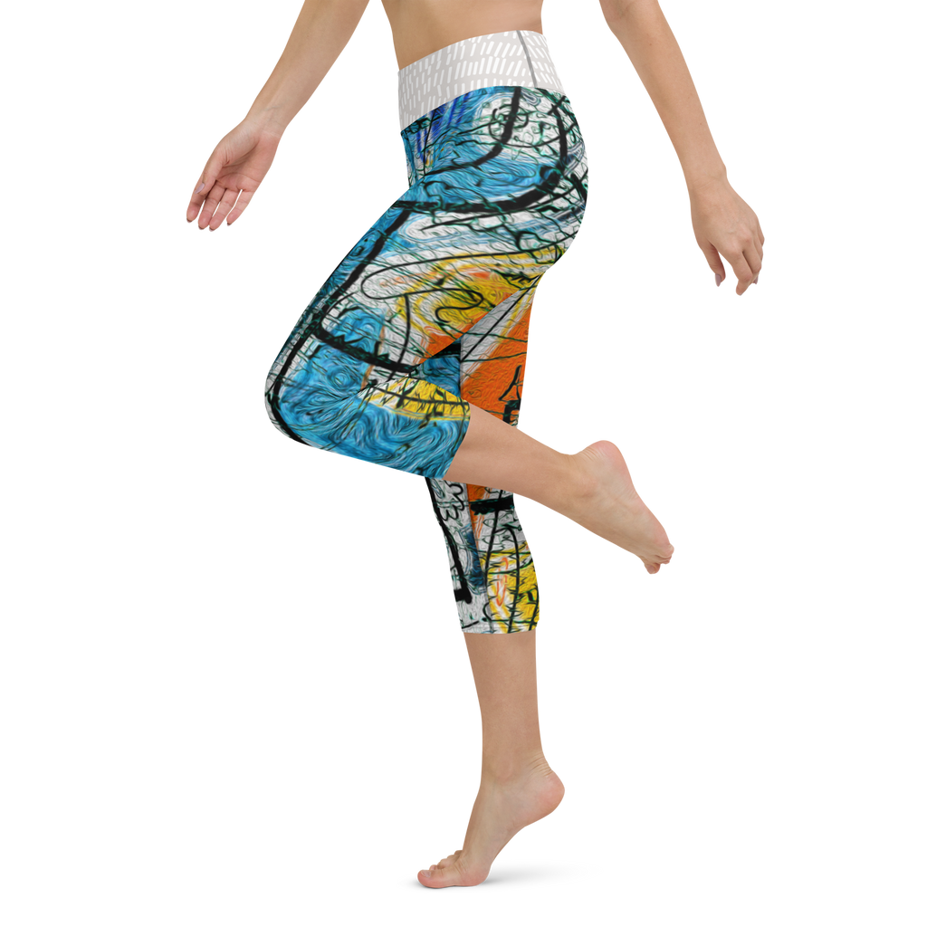 ヨガカプリレギンス・アフタヌーンオピウムRIMIXシリーズAO35【AO035- YCLGL023】