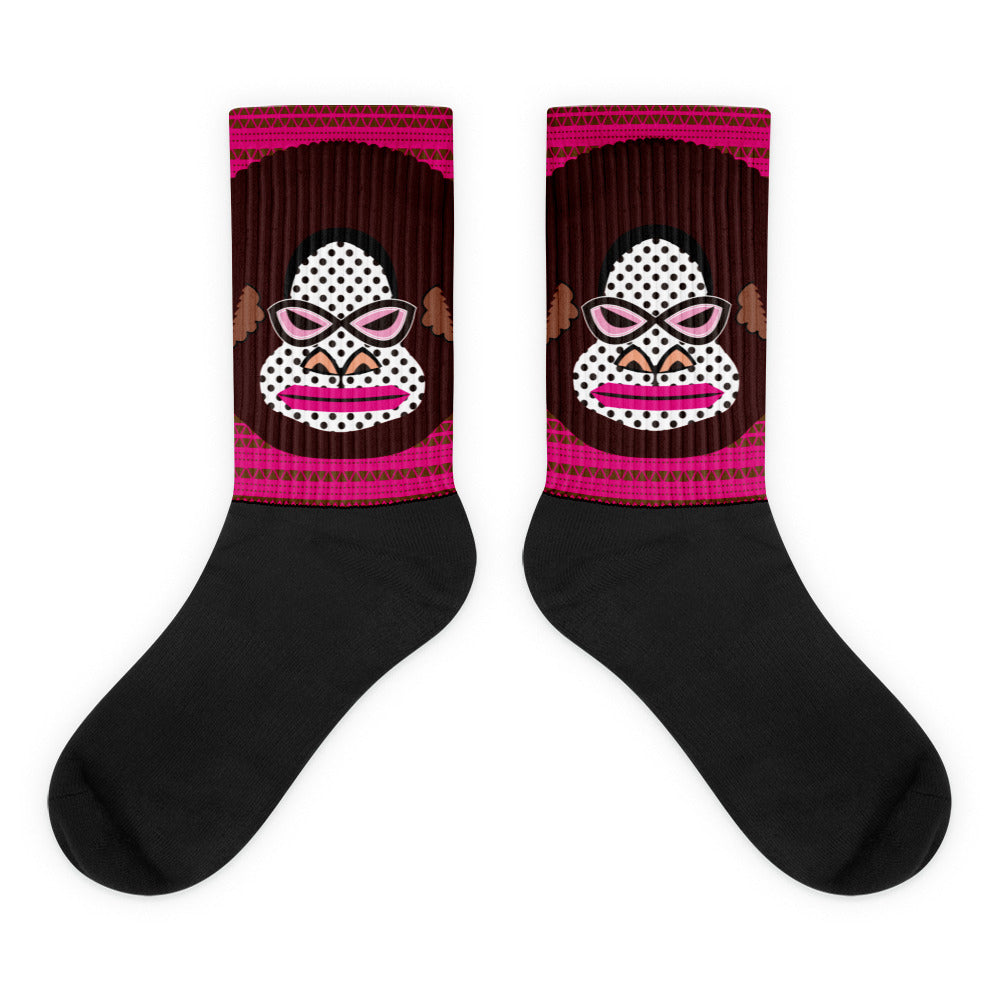 靴下・アフロゴリラダダ【CA006- SC022】