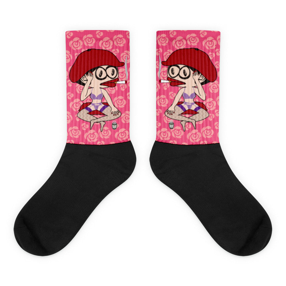 靴下・アネゴッティ/ローズ【CA030- SC018】