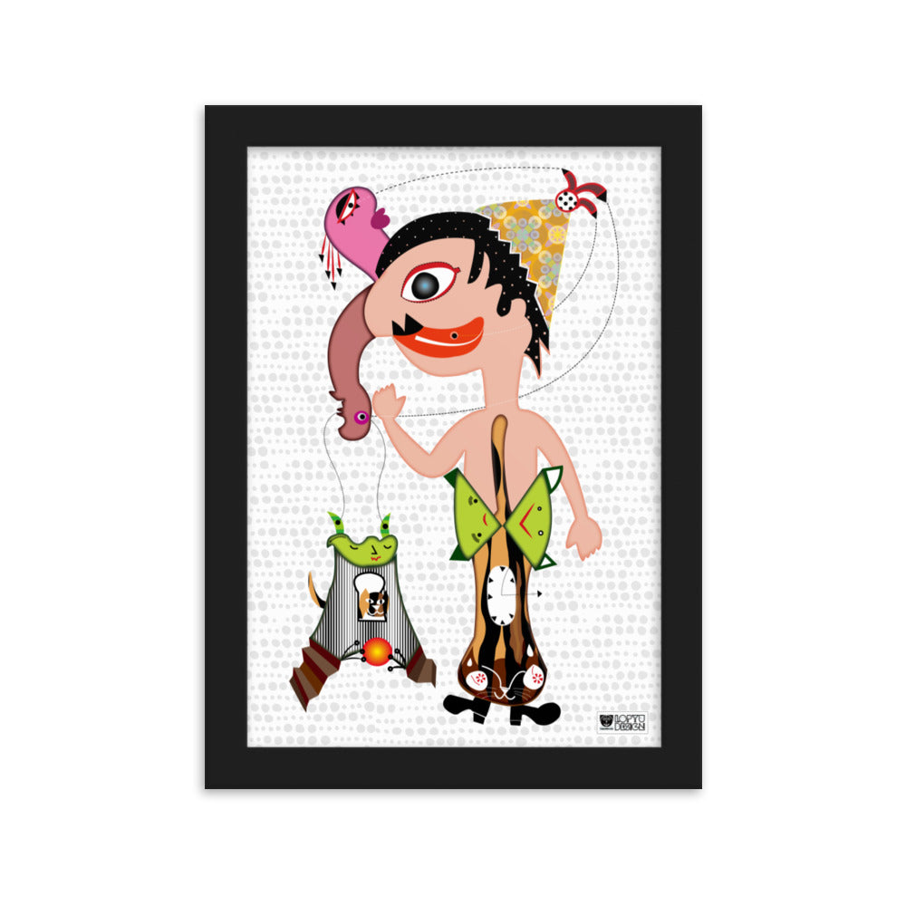 【フレーム付き】強化マットポスター・はなたらし【IL004- FP017】