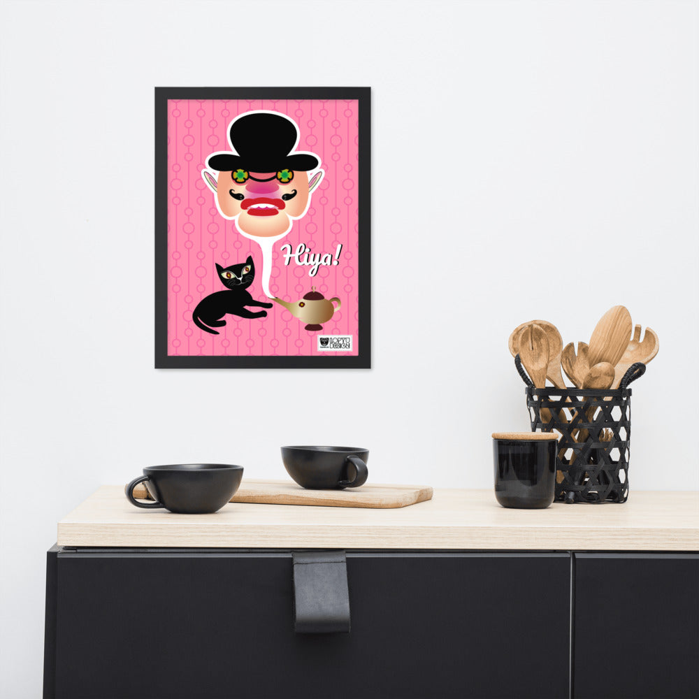 【フレーム付き】強化マットポスター・ディランと魔法のランプ【CA072-FP037】