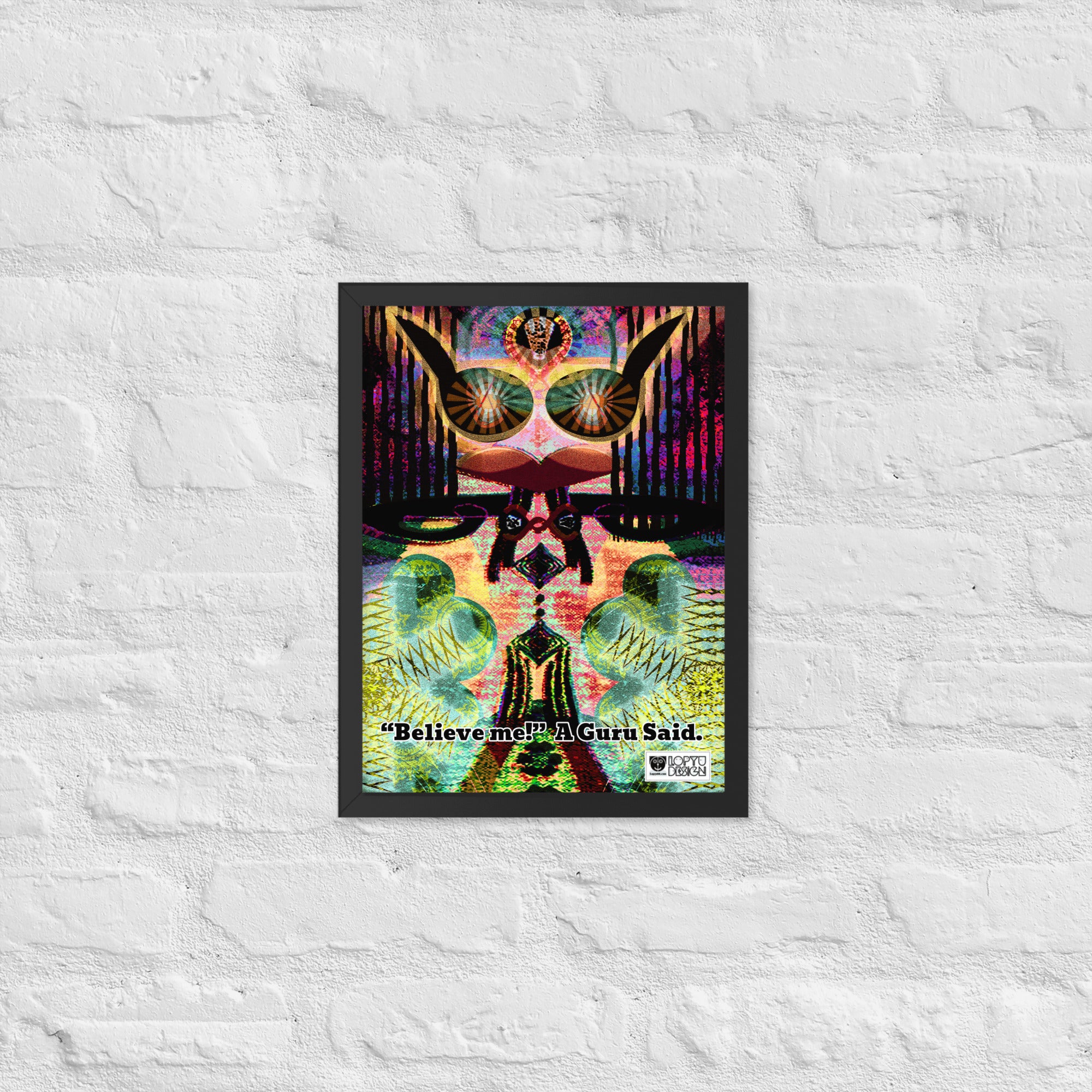 【フレーム付き】強化マットポスター・ボカン「Believe me」【CA076-FP044】