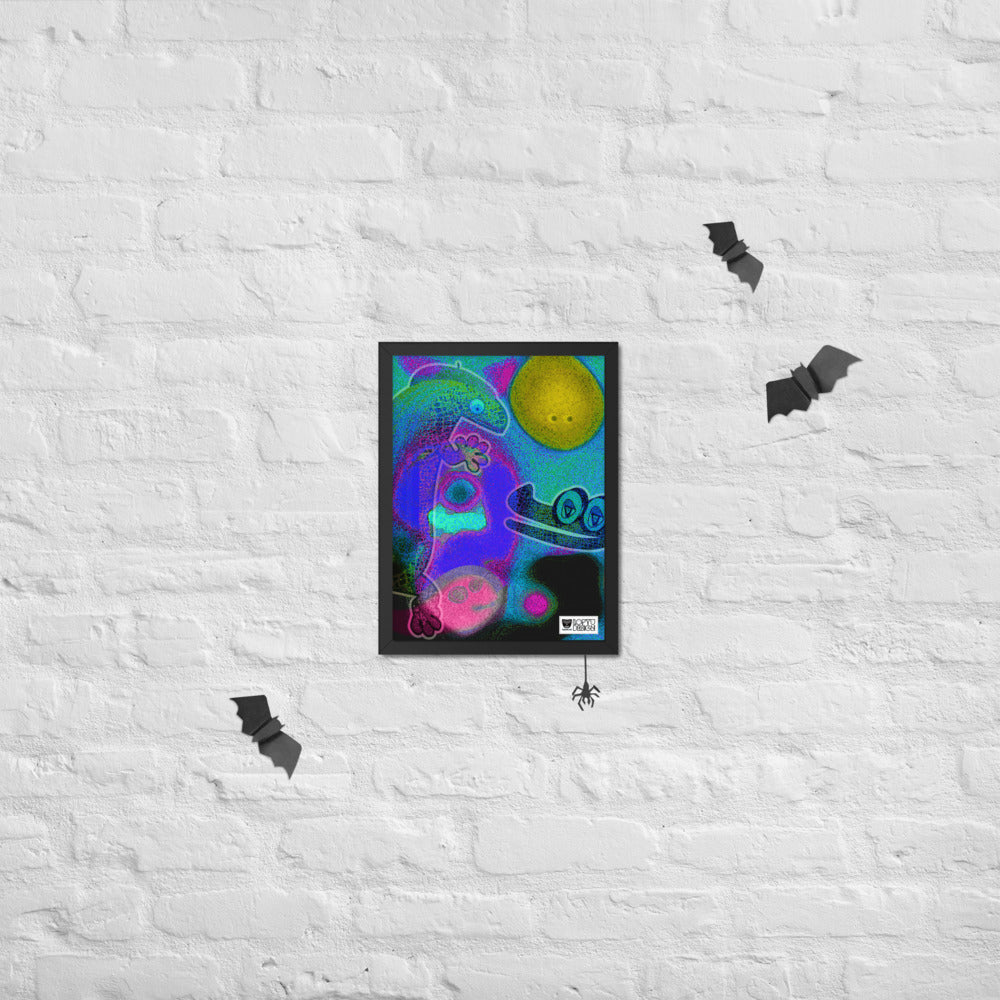 【フレーム付き】強化マットポスター・イラストチョップシリーズ「交友録」【IC006-FP034】